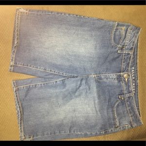 mid thigh jean shorts